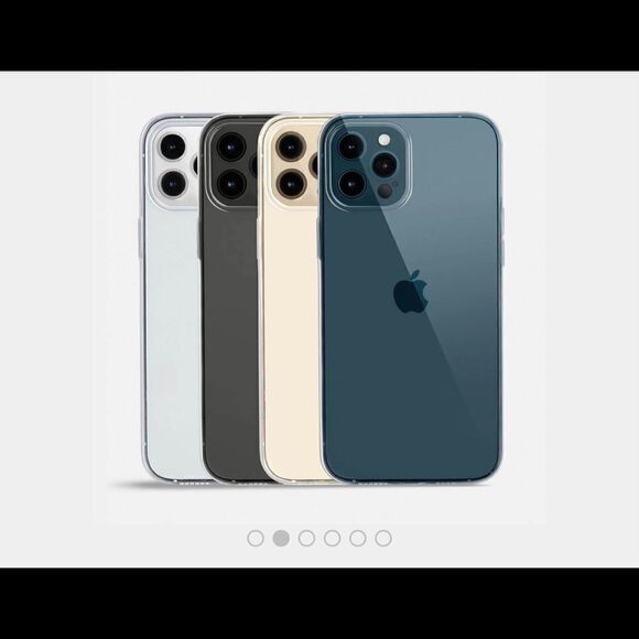 Shockproof “One Piece” Clear Slim IPhone 12 Pro Max Phone Case - Picture 1 of 8